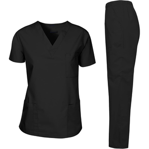 Vente en gros de combinaisons médicales personnalisées pour médecins et infirmières Pantalons de jogging unisexes en coton et polyester Uniformes hospitaliers - Product Image 1