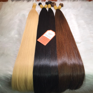 Meilleure vente de qualité 12A personnalisable couleur droite en vrac extensions de cheveux humains vietnamiens paquets de cheveux humains bruts prix de gros - Product Image 4