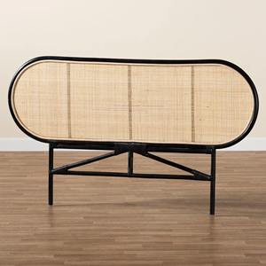 Cabecero de ratán pintado en negro Decoración de dormitorio Material natural Hecho en Vietnam Muebles duraderos para el hogar al por mayor - Product Image 6