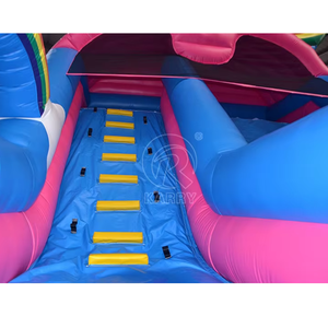 Commercial <b>Inflatable</b> Bounce House Giant Outdoor Amusement Castle Easy Setup PVC Adult <b>Water</b> <b>Slide</b> Combination Playground - Product Image 3