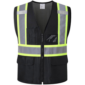 High Visibility Reflective Safety Vest with Multi Pockets - Durable Hi Vis Winter Workwear Safety Vest for Construction - Product Image 1