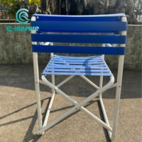 Chaise de camping pliable en aluminium pour extérieur, légère, imperméable, avec sangles, vente en gros directe usine