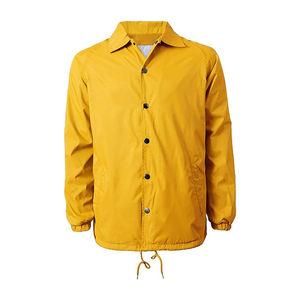 Veste de coach pour homme de haute qualité avec logo personnalisé, veste de coach unie de couleur unie, veste décontractée personnalisée, service OEM pour homme - Product Image 6