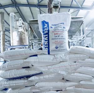 Sel de mer raffiné égyptien en poudre |   Sac de 25 kg |   Iodé à 30-70 PPM, qualité alimentaire, haute pureté, certifié HACCP - Product Image 1