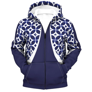 Sudadera con capucha de sublimación de poliéster 100% personalizada para hombre, sudadera de mezcla de algodón básica de invierno con estampado completo 2025 - Product Image 1