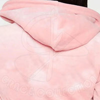 Ensemble de survêtement crop top à capuche pour femme 2025, 100 % coton écologique, coupe ajustée, motif uni, personnalisable, marque privée
