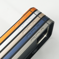 Étui de téléphone en fibre de carbone avec cadre métallique luxueux pour iPhone 16 17 15 Pro Max, prend en charge la charge magnétique, protection de l'objectif avec cadre métallique