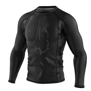 Camiseta de Manga Larga Transpirable de la Mejor Calidad para Hombre, Logotipo y Color Personalizados, Poliéster/Nailon, Ropa Deportiva para Gimnasio y Fitness - Product Image 1