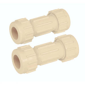 Foset 3/4 'ad alta pressione CPVC accoppiamento di compressione in lega di zinco plastica PVC raccordo con testa modello 1pc MOQ Box imballaggio
