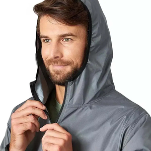 Men's <b>Winter</b> High Street Designer Windproof Waterproof Anorak Windbreaker Jacket with Zipper 100% Polyester - Product Image 5