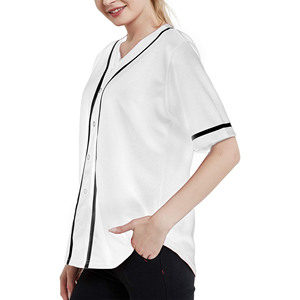Maillot de baseball en maille de polyester de haute qualité OEM ODM Vêtements de sport unis à la mode Logo personnalisé Vente en gros Softball pour adultes - Product Image 2