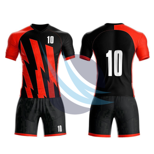 Conception personnalisée 100% polyester respirant uniformes de football vente en gros de haute qualité confortable vêtements de sport uniforme maillots de football - Product Image 5