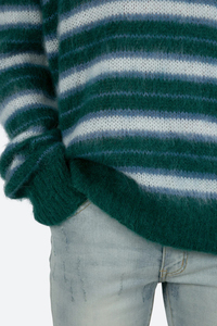 Pull oversize à col ras du cou pour hommes Pull en mohair pour hommes Vente en gros Chandails pour hommes en mohair personnalisés, durables et respirants - Product Image 5