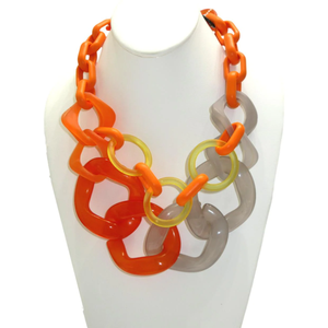 Collar de Cuentas Acrílicas con Diseño de Colgante para Mujer, Collar de Cuentas de Resina de Moda, Collar de Cuentas Acrílicas al por Mayor - Product Image 3