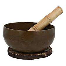 Rabeh fabricants en gros fabriqués en chine métal laiton fait à la main yoga bol sonore guérison ensemble méditation bols chantants - Product Image 2