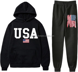 Survêtement d'automne pour homme en polyester et coton, design 2 en 1, séchage rapide et respirant - Product Image 4