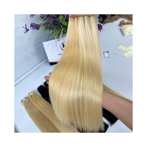 Meilleure vente de fournisseur de cheveux vietnamiens nouvelle trame de cheveux humains doux Double trame couleur chaude paquet personnalisable poids Afro Wave - Product Image 1