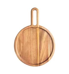 Planche à découper élégante en bois d'acacia avec rainure à jus, design classique et gravure de logo personnalisé en option à basse quantité minimale de commande - Product Image 4