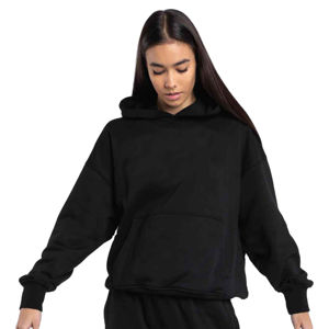 Sudadera con capucha de peso pesado coreano 100% de algodón de alta calidad personalizada sudaderas de mujer de gran tamaño con sudaderas con capucha de logotipo personalizado - Product Image 1