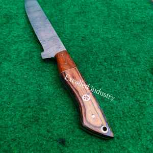 Cuchillo de Cocina Hecho a Mano con 356 Capas de Acero de Damasco, Mango de Madera Pakka, Cuchillo de Filetear y Deshuesar Afilado - Product Image 3