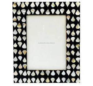 Marco de Fotos Familiar Moderno Hecho a Mano de Resina y Madera con Marco de Fotos de Resina para Decoración del Hogar - Product Image 5