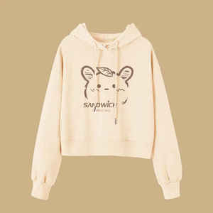 Sweat-shirts à capuche pour femmes de haute qualité avec impression par transfert thermique, taille plus, automne, logo personnalisé OEM - Product Image 5