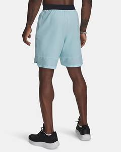 Short Cargo MMA écologique de qualité supérieure respirant minimaliste motif solide toile décontracté avant ceinture élastique renfort - Product Image 5