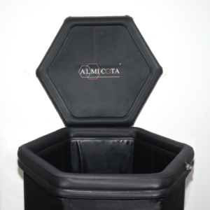 Bañera de Hielo Hexagonal Inflable de Alta Calidad ALMICOTA, 300L, Portátil, Plegable, de PVC, para 1 Persona, con Sistema de Enfriamiento Manual - Product Image 4