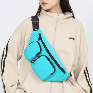 Sac banane unisexe personnalisé, mini, design tendance, en nylon imperméable, sac de ceinture de luxe, sac de voyage, sac bandoulière, sac de poitrine - Product Image 5