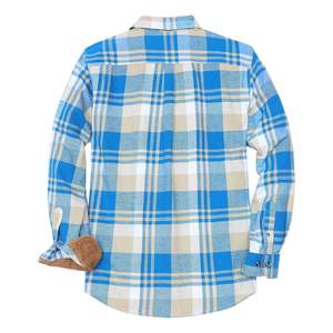 Heavyweight Plaid <b>Men</b> Flannel <b>Shirt</b> Fleece Lined Winter <b>Thermal</b> <b>Shirt</b> Long Sleeve Casual Button Up Custom Work <b>Shirt</b> - Product Image 2