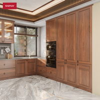 Snimay Meubles de luxe entièrement ajustés en palissandre Design traditionnel Style Shaker Armoires de cuisine modulaires complètes en bois de Malaisie