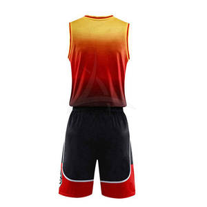 ชุดเครื่องแบบบาสเก็ตบอลของผู้ชายแบบสั่งตัดผ้าระบายอากาศได้ดีพิมพ์โลโก้ได้ตามต้องการ - Product Image 3