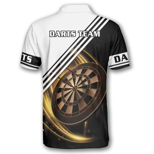 Maillot de sublimation personnalisé de tournoi de fléchettes léger avec tissu à séchage rapide pour la pratique des jeux et les matchs sportifs - Product Image 6