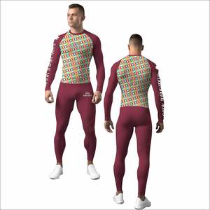 Conjunto de Protección Solar Transpirable de Diseño Único Más Vendido, Logotipo Frontal, Material de Poliéster/Spandex, Antibacteriano, Secado Rápido para Hombres Adultos - Product Image 2