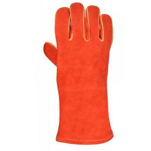 Gants pour hommes de qualité supérieure prix d'usine gant de barbecue résistant à la chaleur et au feu gants de soudage en cuir 2025 - Product Image 4