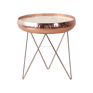 Luxury Style Hammered Candle Urli on Stand For Commercial & Home Decor - Product Image 1