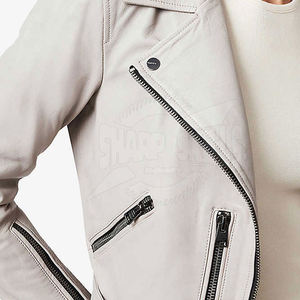 Ropa de moda Chaqueta de cuero para mujer Chaqueta de cuero a prueba de viento para mujer Chaqueta de cuero transpirable Venta caliente para mujer - Product Image 4