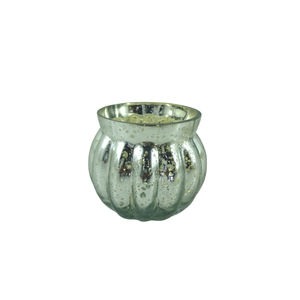 Home Decorative Metal Round Votive Antique <b>Silver</b> <b>Candle</b> <b>Holder</b> For Tabletop and Garden Decoration Handmade - Product Image 1