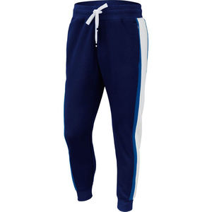 Automne hiver haute qualité hommes pantalons de Jogging bas réguliers personnalisé Plus polaire toile pantalons de survêtement taille moyenne droite - Product Image 4