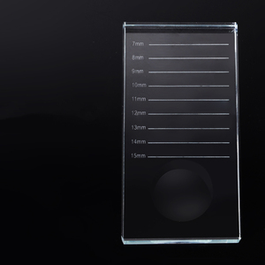 Bandeja de soporte de pegamento de extensión de pestañas de cristal al por mayor caja de soporte de pestañas acrílicas azulejo de extensión de pestañas - Product Image 6