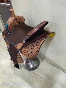 Cuir durable de selle Western fabriqué à la main de qualité supérieure pour l'équitation sur sentier et au ranch - Product Image 3