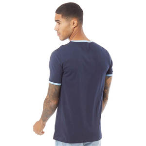 Camiseta Ringer de manga corta de poliéster-Algodón Camiseta de manga corta de contraste para hombre Camiseta Ringer Tee Camisetas de microfibra - Product Image 2