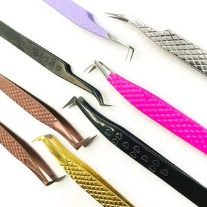 Pinzas de Extensión de Pestañas de Acero Inoxidable de Alta Precisión, Antimagnéticas, con Mango Cómodo, Punta Suave, Longitud de 10 mm, Diferentes Tamaños - Product Image 3