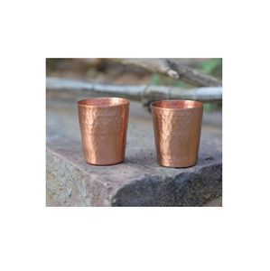 Conception martelée avec finition mate Cuivre Métal Verre Conceptions élégantes principalement utilisées dans les hôtels Restaurants Bars Fêtes de mariage - Product Image 1