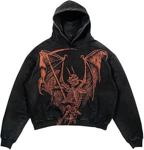 Sweat à capuche surdimensionné personnalisé de haute qualité, épaules tombantes, cordons épais, en molleton bouclette 450 g/m², gris délavé à l'acide, pour hommes - Product Image 6