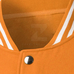 Veste Letterman 2025 Nouveau Style Vêtement de Sport Col Montant Respirant Écologique 100% Coton Homme Hiver Veste Haute - Product Image 3