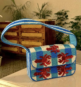 Moda India estilo bohemio diseñador mujeres Boho con cuentas embrague bolsos de mensajero bolso de hombro hecho a mano noche por glowin fashion - Product Image 4