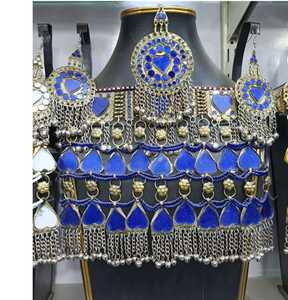 Conjuntos de Joyería Nupcial Afgana de Última Moda para Damas, Diseños Personalizados, Hechos a Mano en Acero Inoxidable, Accesorios de Moda para Fiestas - Product Image 1