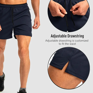 Pantalones cortos de gimnasio Cargo de algodón de cintura media ecológicos para hombre XS Casual Jogging Athletic Running Fitness Beach Basketball logotipo personalizado OEM - Product Image 5