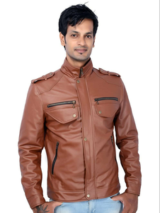 Chaqueta de Cuero Vacuno Genuino para Hombre, Diseño Profesional, Nueva Moda 2026, Transpirable, de Secado Rápido, Estilo Urbano, con Apliques, para Invierno - Product Image 6